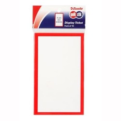 QUIKSTIK DSPY TICKETS RD BORDER  PK10