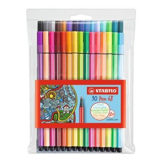STABILO PEN 68 6830-1 ASSTD WALL 30