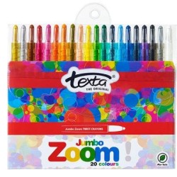 TEXTA JUMBO ZOOM CRAYONS PK20 TEXTA JUMBO ZOOM CRAYONS PK20