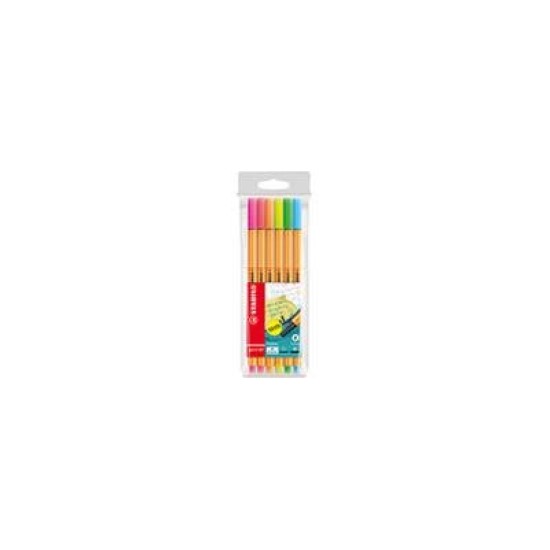 STABILO POINT 88 88/6-1 NEON 6PK