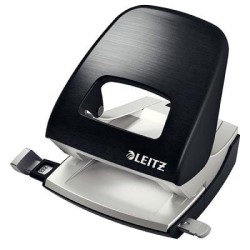 Leitz Style NeXXt Metal Hole Punch 30 Sheet Satin Black