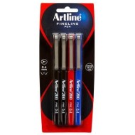 ARTLINE 200 FINELINE 0.4MM HS 4PK