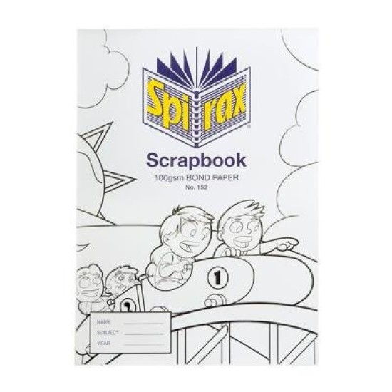 SPIRAX 152 SCRAPBOOK CLR PP 64PG 100GSM