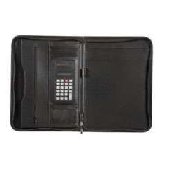 MARBIG COMPENDIUM ZIP PAD HOLDER BLACK
