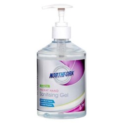 NORTHFORK HAND SANIT GEL ALCOHOL FREE 12X500ML