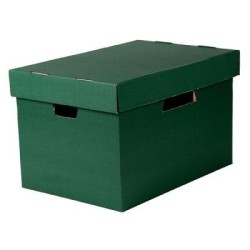 ESSELTE AR-KIVE STORAGE BOX & LID GREEN ESSELTE AR-KIVE STORAGE BOX & LID GREEN