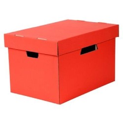 ESSELTE AR-KIVE STORAGE BOX & LID RED ESSELTE AR-KIVE STORAGE BOX & LID RED