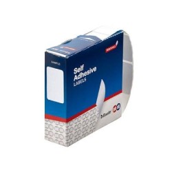 QUIKSTIK LBL DISP RECT REPO 19X32MM WH