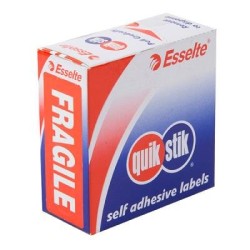 QUIKSTIK LBL DISP FRAGIL PERM 29X76MM RD