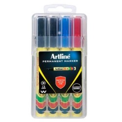 ARTLINE 70 PERM MKR 1.5MM BLLT ASTD 4 HC