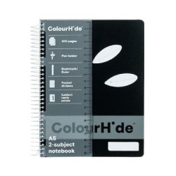 CH 2 SUBJECT BOOK A5 300 PAGE BLACK