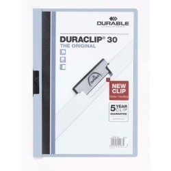 DUR DURACLIP DOC FLE A4 30 SHT BLU