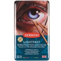DERWENT PENCILS LIGHTFAST (12) TIN