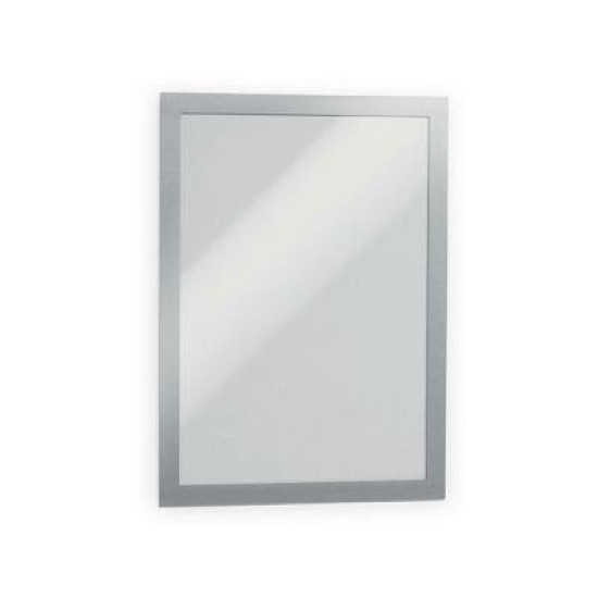 DUR DURAFRM SIGN HLDR A4 SLV PK2