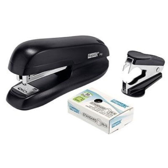 RAPID STAPLER F6 BLACK VALUE PK