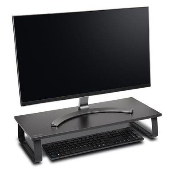 KTG EXTRA WIDE MONITOR STAND BLK