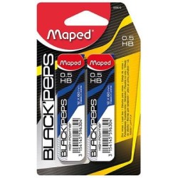 MAPED 559610 LEAD REFILLS HB 0.5MM PACK MAPED 559610 LEAD REFILLS HB 0.5MM PACK
