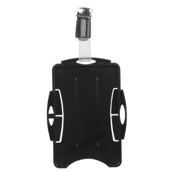 RXL DUAL SECRUITY PASS HOLDER WITH CLIP