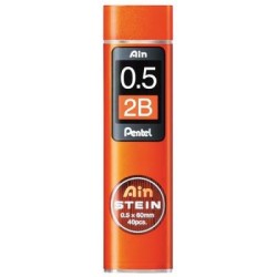 PENTEL AIN STEIN LEAD 2B 0.5MM TUBE 40 B PENTEL AIN STEIN LEAD 2B 0.5MM TUBE 40 B
