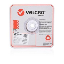VELCRO SPOTS LOOP 22MM 900 SPOT WHT BULK