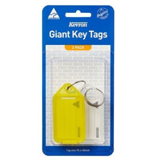 KEVRON ID30 KEYTAGS GIANT ASSORTED PK2