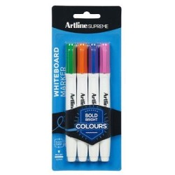 ARTLINE SUPREME WBOARD MKR BRIGHTS 4PK ARTLINE SUPREME WBOARD MKR BRIGHTS 4PK