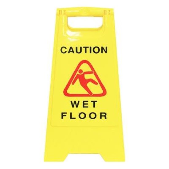 CLNLNK SFTY SIGN WET FLR YLW