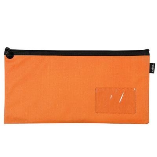 CELCO PENCIL CASE ORANGE 1 ZIP MED