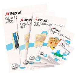 RXL L/POUCH GLOSS A5 2X75M PK100