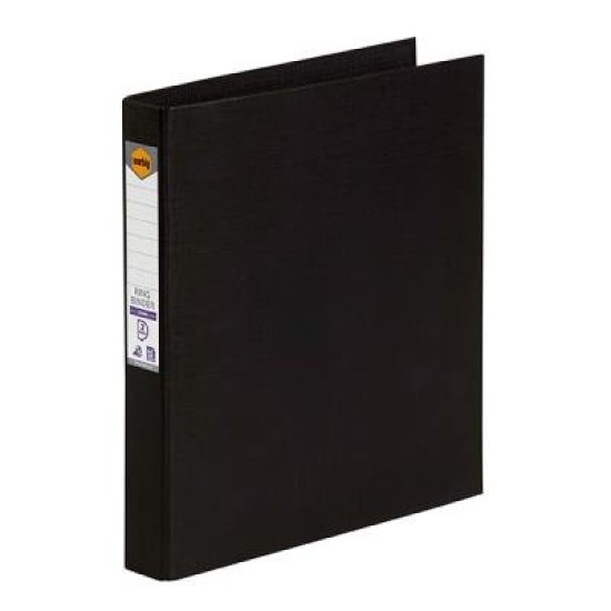 MBG PE LINEN BNDR 2D 25MM BLACK RETAIL