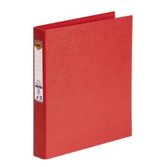 MBG PE LINEN BNDR 2D 25MM RED RETAIL
