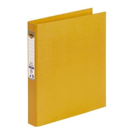 MBG PE LINEN BNDR 2D 25MM YELLOW RETAIL