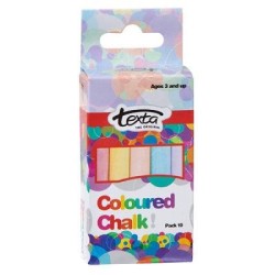 TEXTA CHALK COLOURS PK10