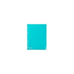 MBG PRO DIVDRS PP ANTIMIC A4 10TAB BLU