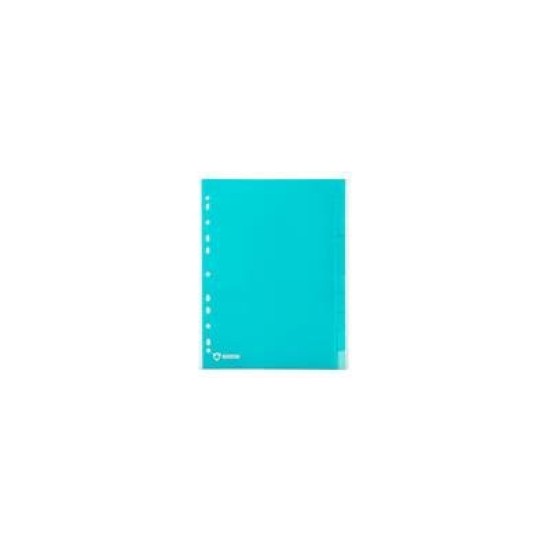 MBG PRO DIVDRS PP ANTIMIC A4 10TAB BLU