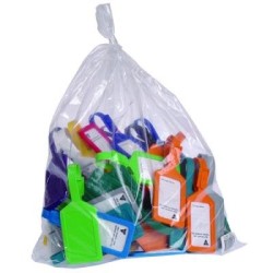 KEVRON ID4 LUGGAGE TAGS ASSORTED BAG 50