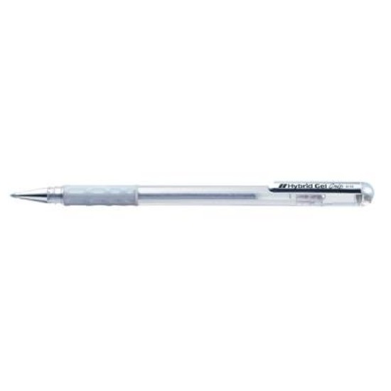 PENTEL HYBRID GEL GRIP ROLLER  0.8MM MET