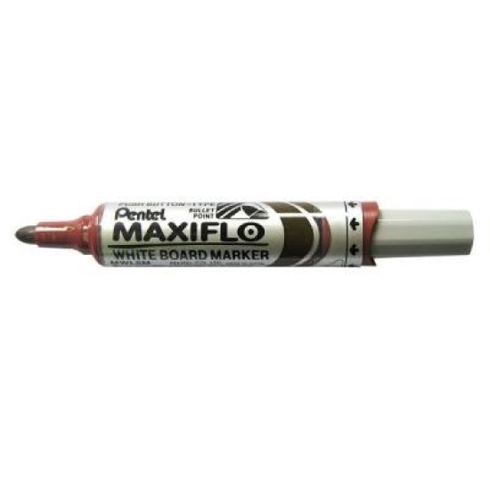 PENTEL MAXIFLO MARKER MED BUL 2.1MM BROW