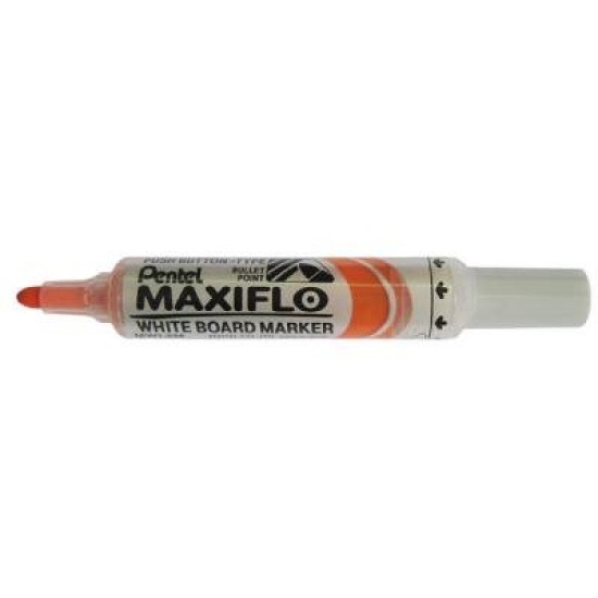 PENTEL MAXIFLO MARKER MED BUL 2.1MM ORAN