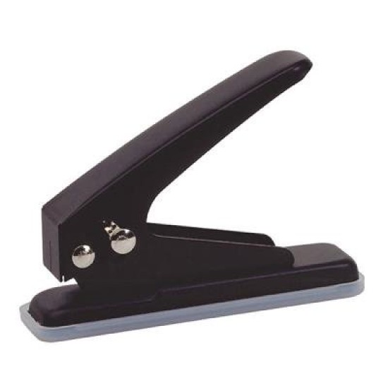 REXEL PUNCH 1HOLE 19SHT BLK
