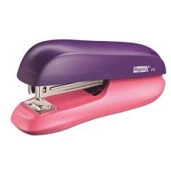 Half Strip Staplers RAPID F6 Funky HANGSELLtrip + 1000 staples 24/6 26/6 Purple/Apricot