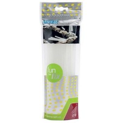 Glue Gun Sticks (multi-purpose) RAPID Fun to Fix 200g transparent pk10 D12mm x 190mm