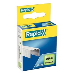 STAPLES RAPID 26/6 20 sheets 6mm Desktops/K1 (2000pcs)