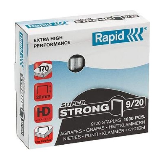 STAPLES RAPID 9/20 140-170 sheets 20mm HD desktop