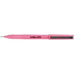 ARTLINE 200 FINELINE PEN 0.4MM PINK