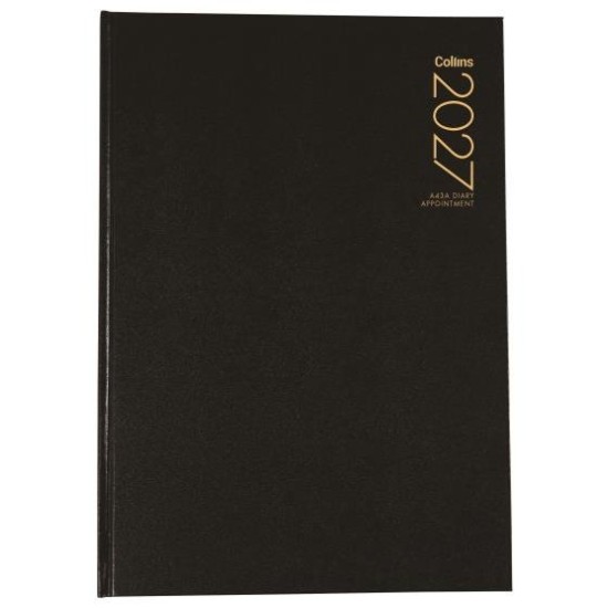 DIARIES 2027 Collins Diary A43A Black Appointment 2027 page: 12