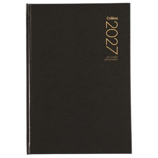DIARIES 2027 Collins Diary A51A Black Appointment 2027  page: 12
