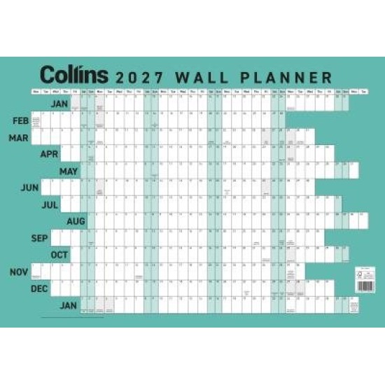 DIARIES 2027 Collins Wallplanner A2 Unlaminated 2027 page: 56
