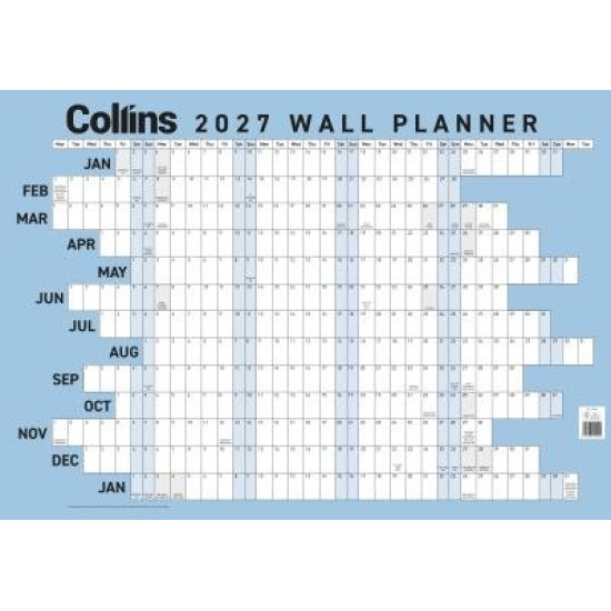 DIARIES 2027 Collins Wallplanner Large 700 X990mm Unlaminated 2027  page: 56