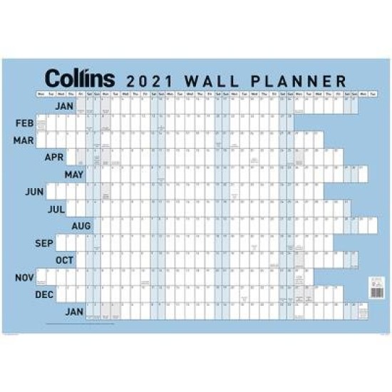 DIARIES 2027 Collins Wallplanner Large Laminated 700x990mm 2027 page: 56